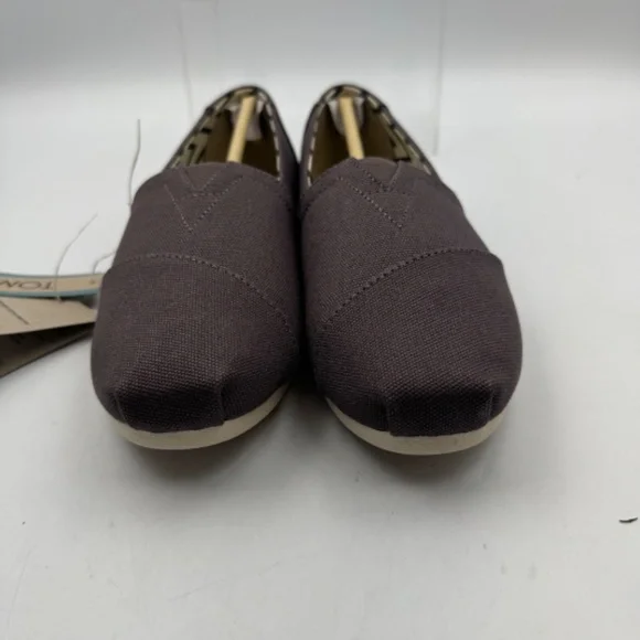 NEW TOMS Alpargata US Size Women's 7.5 Ash Recycled Cotton Canvas - Picture 6 of 8